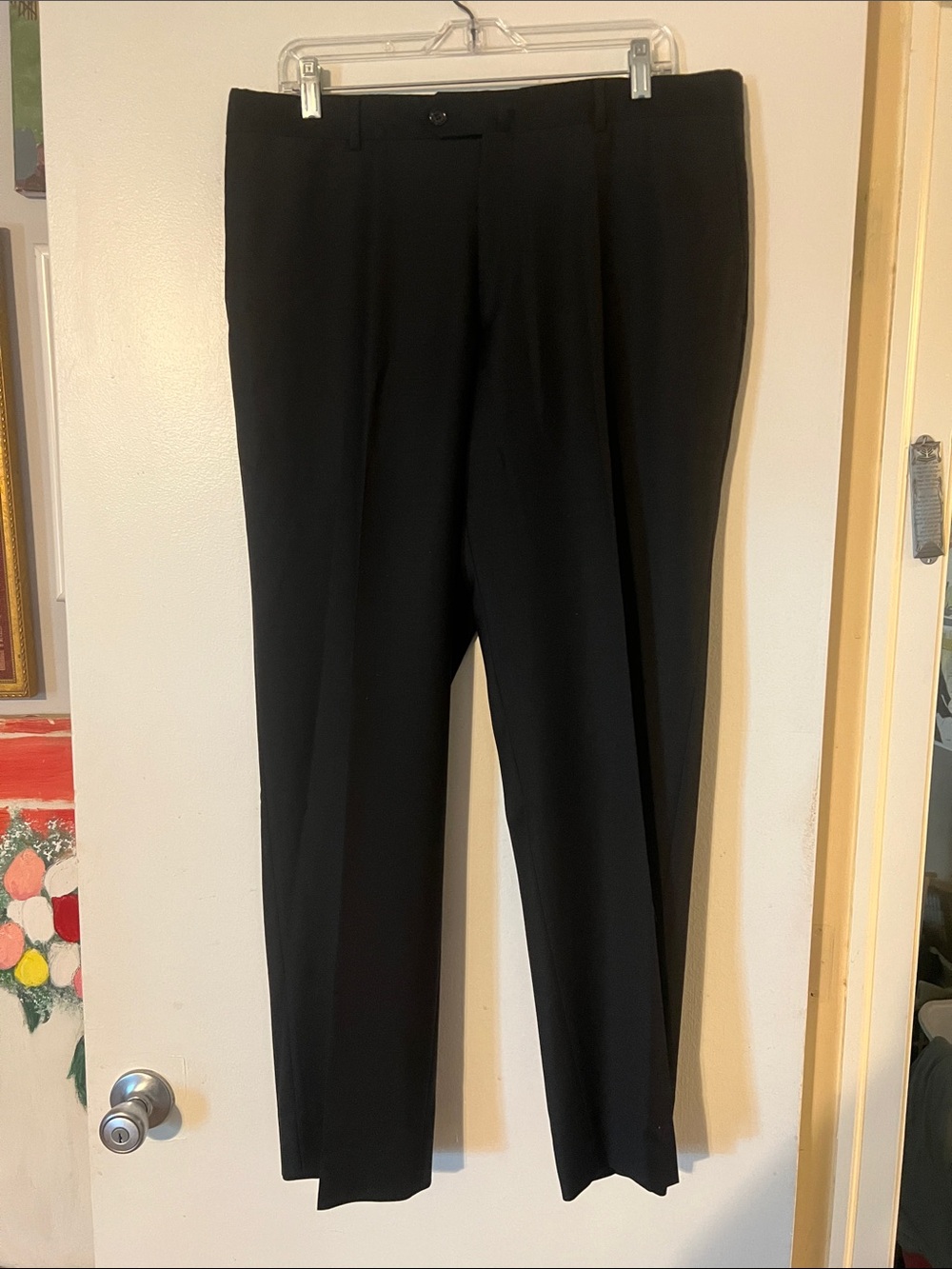 Joseph Bach sartoriale flat front trousers. Wool & cashmere super 150’s